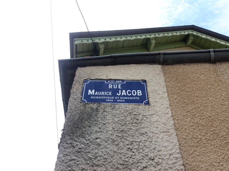 Lyon 5e - Rue Maurice Jacob - Plaque