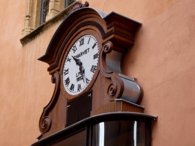 Lyon 5e - Place du Petit Collège - Horloge Charvet - Grand cadran