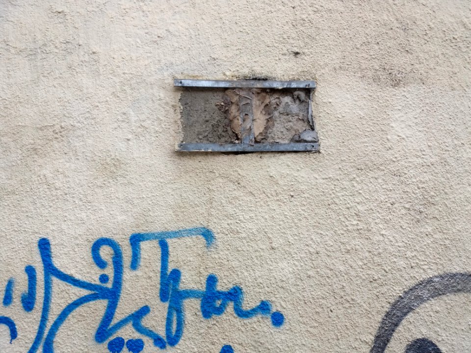 Lyon 5e - Rue des Pommières, plaque manquante