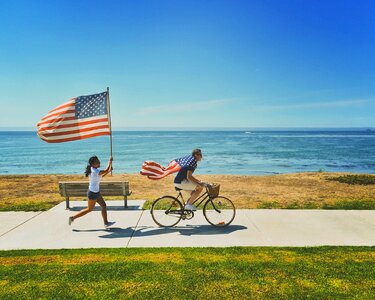 Bicycle bike coast