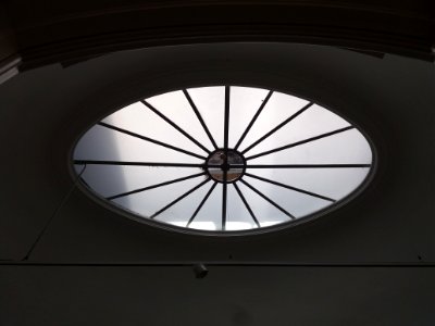 Lyon 5e - Quai de Bondy, palais Bondy, salle des expositions, verrière d'une annexe