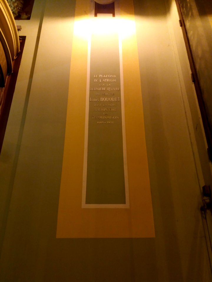Lyon 5e - Palais Bondy, hommage à Louis Bouquet
