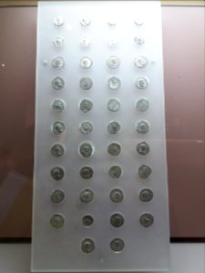 Lyon 5e - Musée Lugdunum - Trésor de Vaise, 81 pièces de monnaie