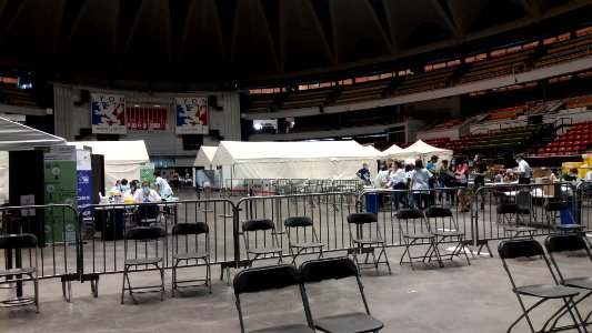 Lyon 7e - Palais des sports de Gerland - Centre de vaccination Covid-19