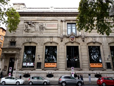 Lyon 5e - Quai de Bondy - Façade du palais Bondy, partie gauche