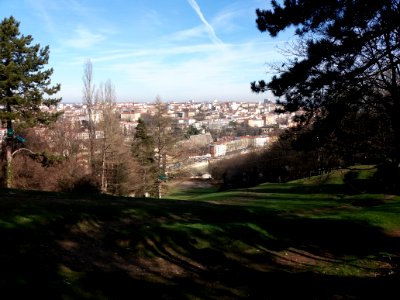 Lyon 5e - Piste de La Sarra, d'en haut