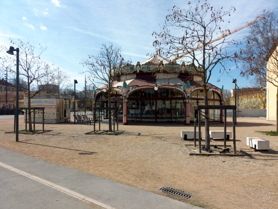 Lyon 7e - Parc Sergent Blandan, manège