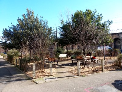 Lyon 7e - Jardin des 44 enfants d'Izieu, vue d'ensemble
