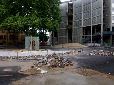 Lyon 7e - Place de l'École, rénovation