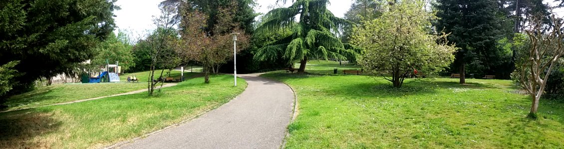 Lyon 5e - Parc de la Mûrière - Panorama depuis l'entrée nord-ouest