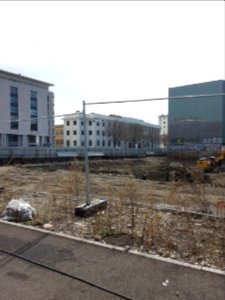 Lyon 7e - Place Antoinette Fouque, en chantier