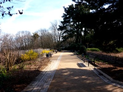 Lyon 5e - Piste de la Sarra, allée menant au chemin du Viaduc