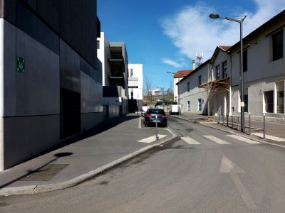 Lyon 7e - Impasse de l'Asphalte, en direction du passage Faugier