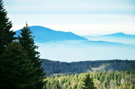 Mountains in summer mountains in romania nature photo