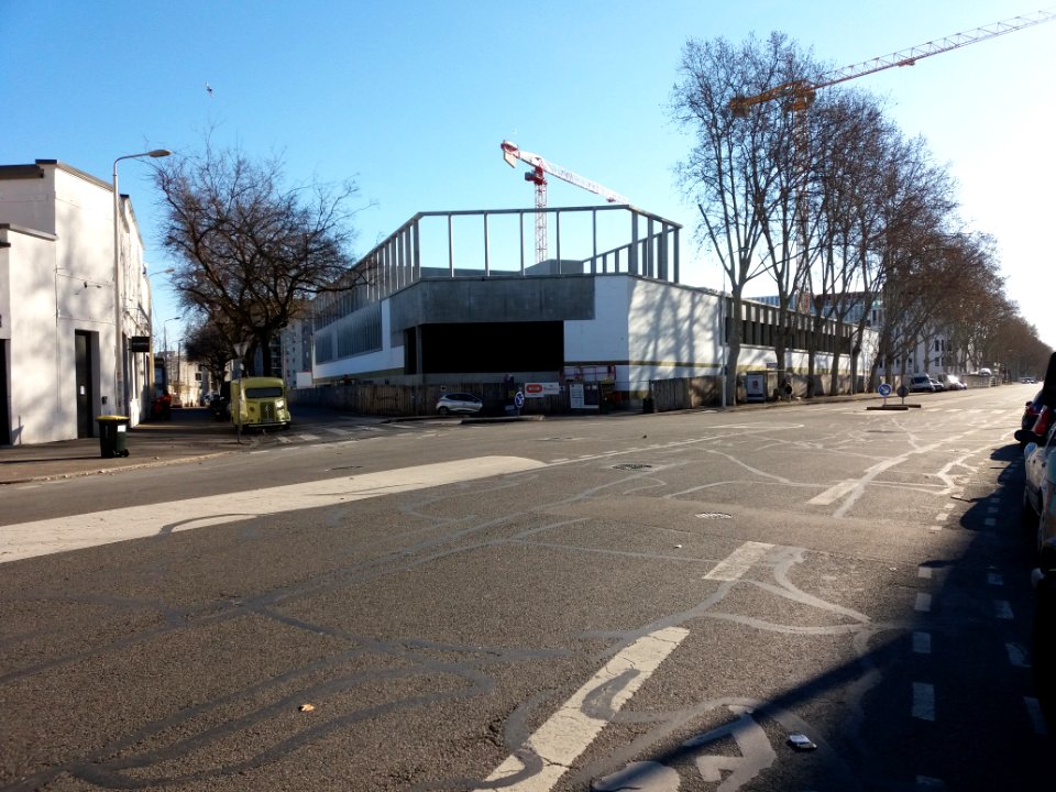 Lyon 7e - Intersection du boulevard Yvers Farge et de la rue Pré Gaudry