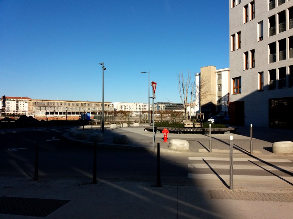 Lyon 7e - Intersection des rues Pré Gaudry et des Balançoires