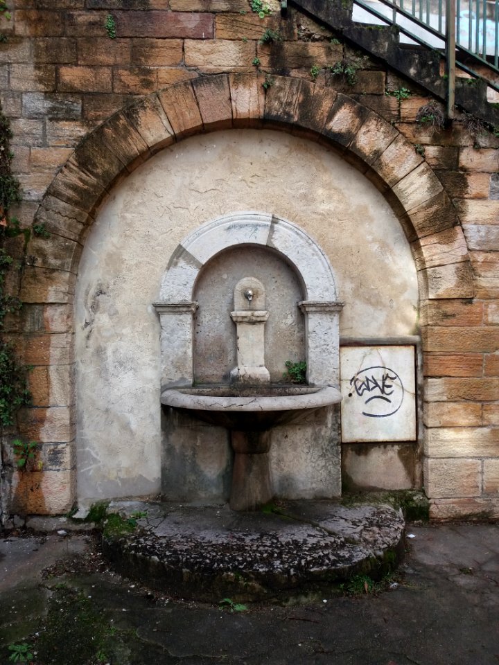 Lyon 5e - Montée des Chazeaux - Fontaine