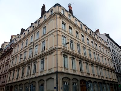 Lyon 6e - Immeuble à l'angle des rue Créqui et Tronchet