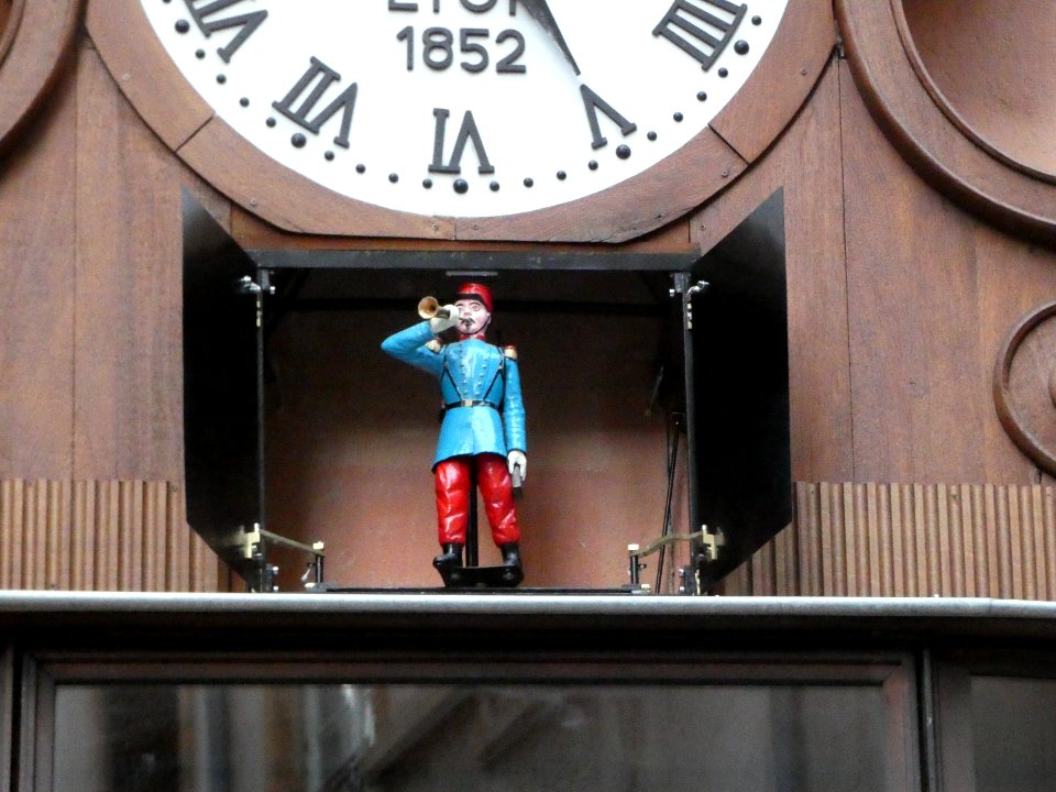 Lyon 5e - Place du Petit Collège - Horloge Charvet - Soldat Trompette
