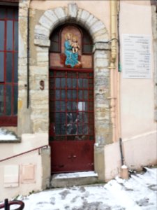 Lyon 5e - Montée des Carmes Déchaussés - Porte au numéro 9