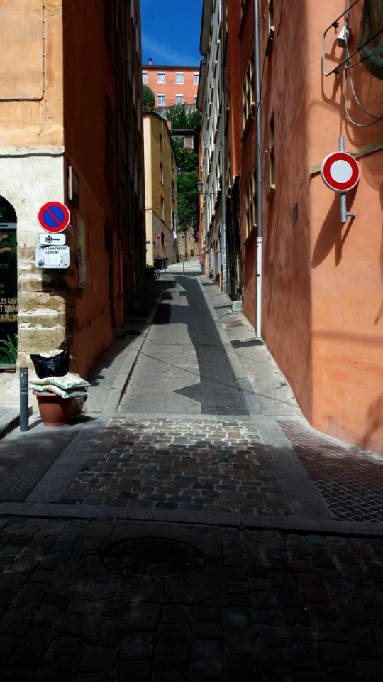 Lyon 5e - Montée des Épies - Depuis la rue Saint-Georges