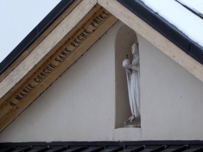 Lyon 5e - Montée Saint-Barthélemy - Maison de Pauline Jaricot - Vierge du toit