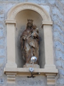 Lyon 5e - Montée Saint Laurent - Vierge à l'enfant du lycée Don Bosco 02