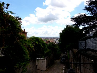 Lyon 5e - Montée des Génovéfains, vue sur Lyon, depuis la montée de Choulans