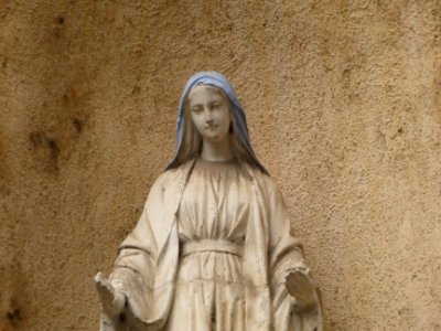 Lyon 5e - Rue Saint-Georges - Vierge au numéro 100 - Détail