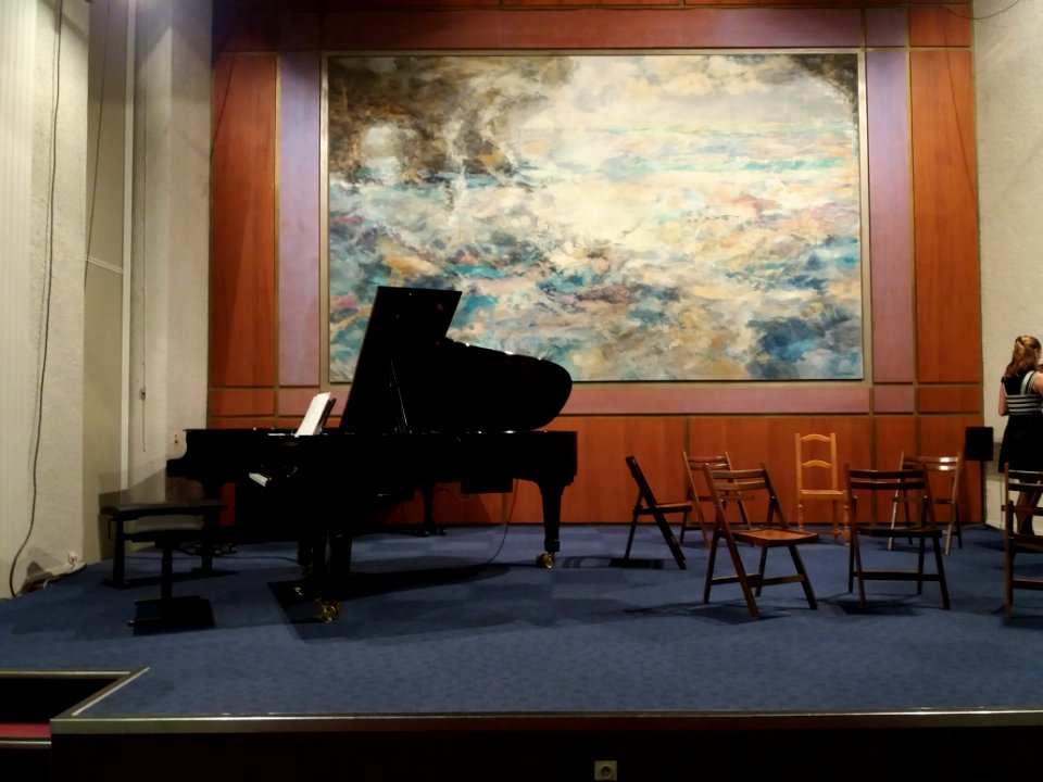 Lyon 5e - Montée Cardinal Decourtray - Conservatoire de Lyon - Salle Debussy, scène (2)