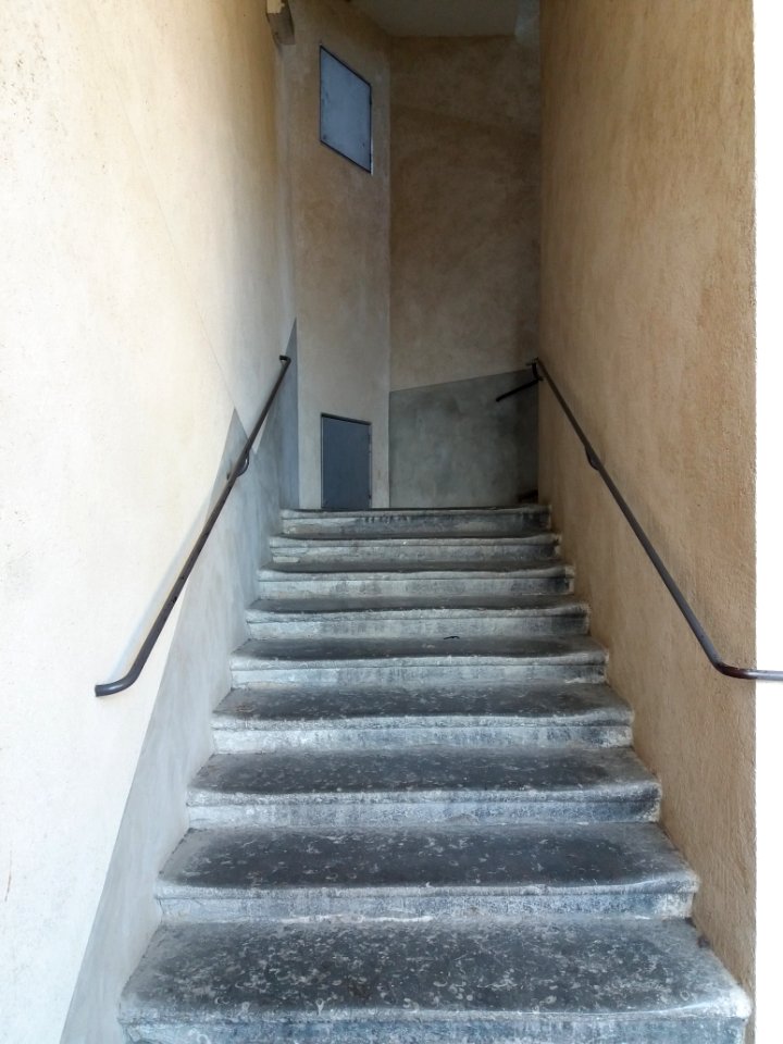 Lyon 5e - Montée Saint Barthélémy - Lycée Sainte-Marie Lyon, escalier