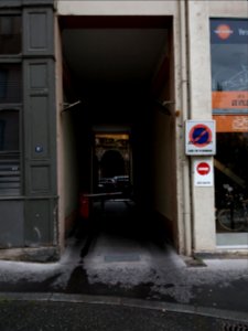 Lyon 5e - Rue Saint Paul, accès cour au numéro 91