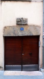 Lyon 5e - Rue Saint-Georges - Porte au numéro 53
