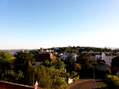 Lyon 5e - Jardin de la Visitation - Vue sur Lyon côté sud
