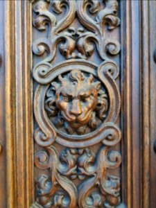 Lyon 5e - Maison Blanchon - Porte d'entrée - Détail
