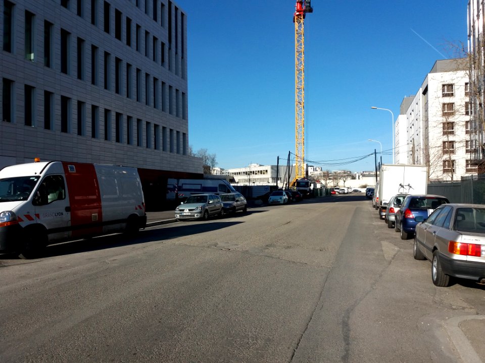Lyon 7e - Rue Félix Brun, section nord donnant sur la rue Pré Gaudry