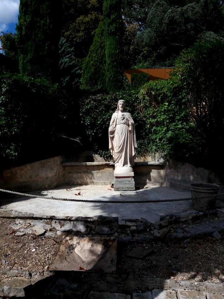 Lyon 5e - Montée de Choulans - Domaine des Tournelles - Statue