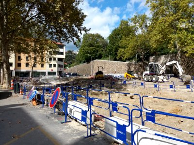 Lyon 5e - Place Père François Varillon, en travaux (2)