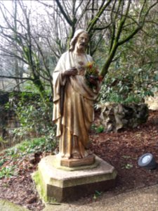 Lyon 5e - Jardin du Rosaire - Statue de Jésus-Christ