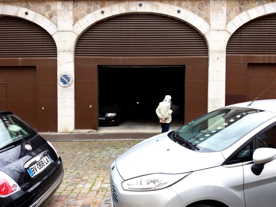 Lyon 5e - Rue Saint Paul, intérieur d'un garage