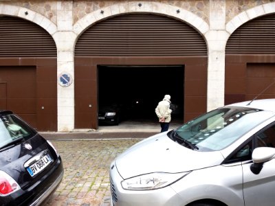 Lyon 5e - Rue Saint Paul, intérieur d'un garage