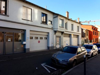 Lyon 7e - Rue du Repos, ancien atelier au numéro 96
