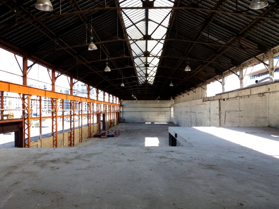 Lyon 7e - Rue Félix Brun, démontage du hangard du Blogg (05)