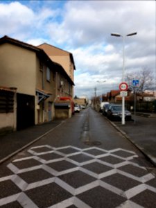 Lyon 8e - Rue Général André, depuis l'avenue Viviani