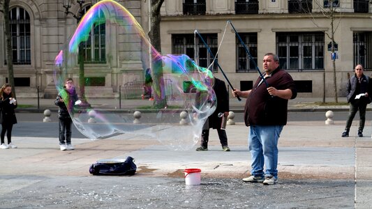 Street art paris france photo