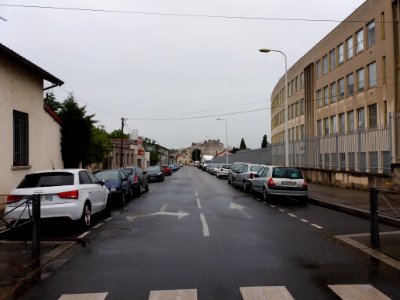 Lyon 8e - Rue Jean Chevailler, depuis la rue Paul Cazeneuve