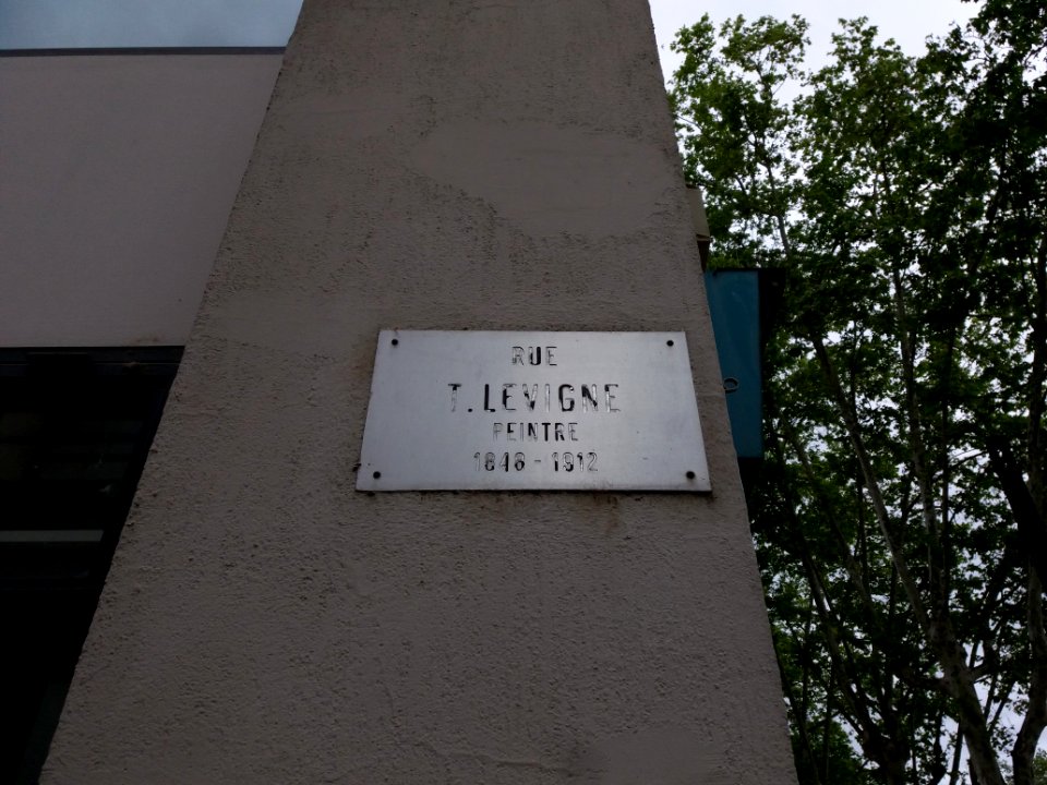 Lyon 8e - Rue Théodore Levigne, plaque (3)