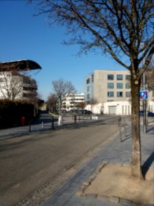 Lyon 7e - Rue de Turin, section qui longe la Cité scolaire et arrive rue Jonas Salk