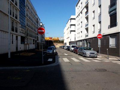 Lyon 7e - Rue des Bons Enfants, côté nord depuis la rue Galland