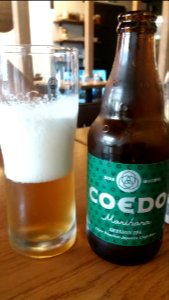 Lyon 7e - Rue de Bonald - Restaurant Kuro Goma - Bière Coedo blanche